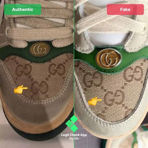 fake gucci shoes with logo|how to authenticate gucci shoes.